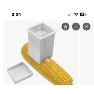 Pampered Chef Corn Butterer, white, product number 2460